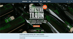 Desktop Screenshot of gueuzerietilquin.be