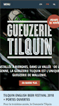 Mobile Screenshot of gueuzerietilquin.be