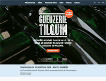 Tablet Screenshot of gueuzerietilquin.be